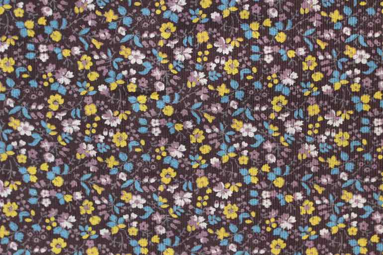 JCコットンコール天小花20